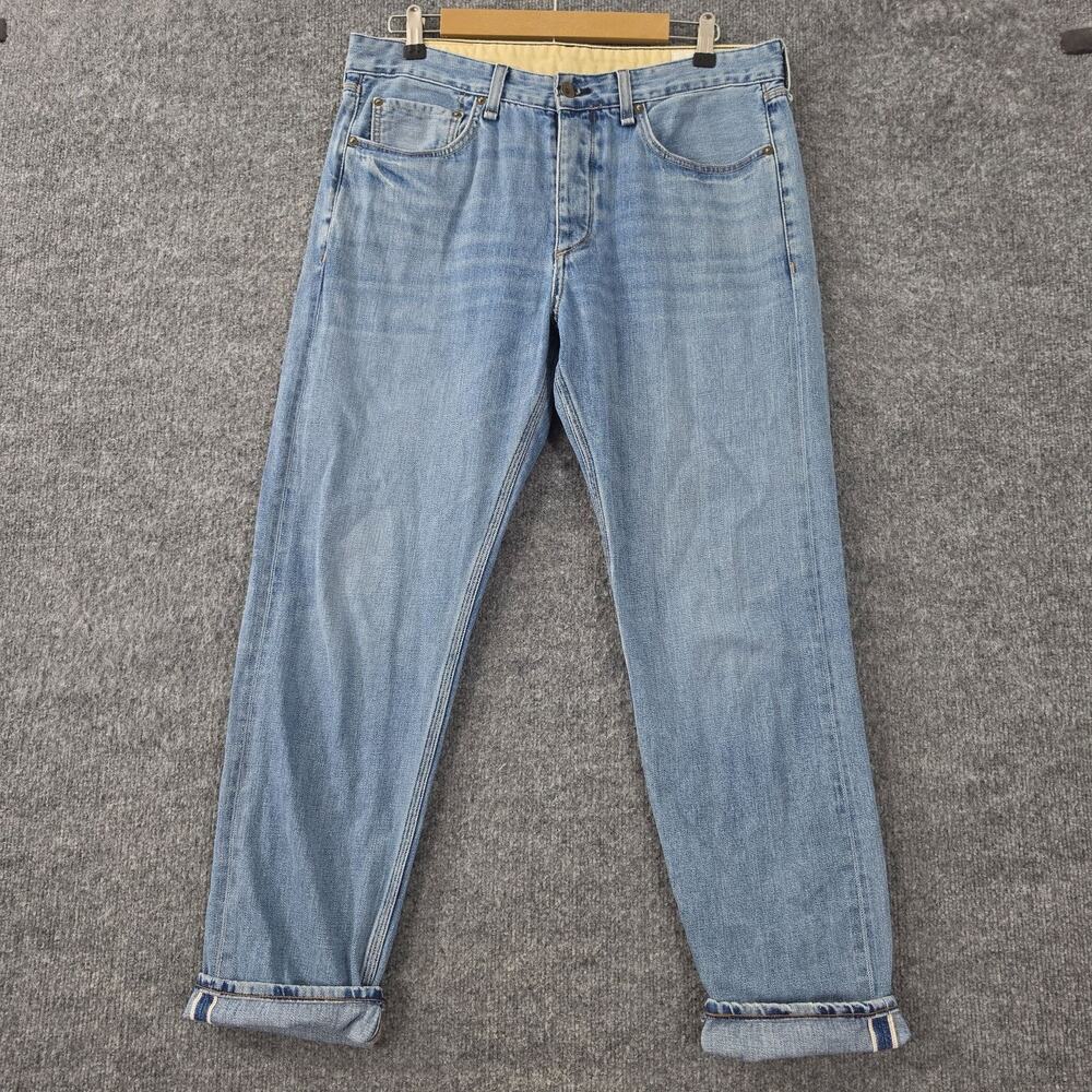 Rag & Bone Jeans Mens 34 Fit 2 Slim Selvage Denim Blue Casual Rugged Workwear